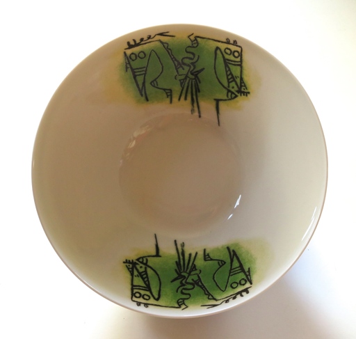 维夫里多•拉姆 - 陶瓷  - Porcelana di Albisola - 9" bowl