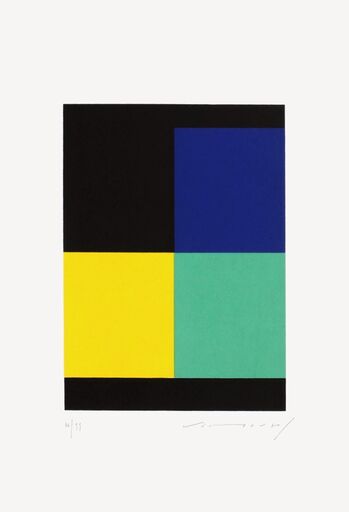 Aurelie NEMOURS - Print-Multiple - Angle noir