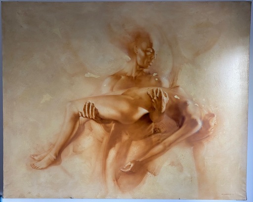 Gérard DI MACCIO - Painting - SANS TITRE HUILE SUR TOILE SIGNÉE HANDSIGNED OIL ON CANVAS