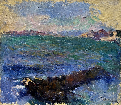 Marcel COUCHAUX - Peinture - La mer