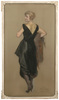 Clemens VON PAUSINGER - Painting - Clemens von Pausinger (1855-1936) "Portrait of  a lady" 1921