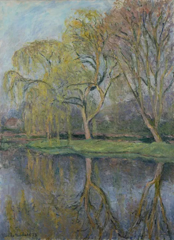 Le Printemps (Le bassin aux nymphéas à Giverny) de Blanche HOSCHÉDÉ