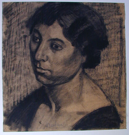 Henry MEYLAN - Dibujo Acuarela - Portrait of a Woman