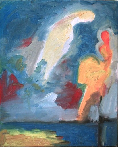 Bernard MOREL - Gemälde - PEINTRE ET MODELE