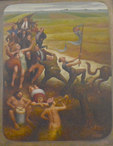Jaroslaw MIKLASIEWICZ - Gemälde - The procession