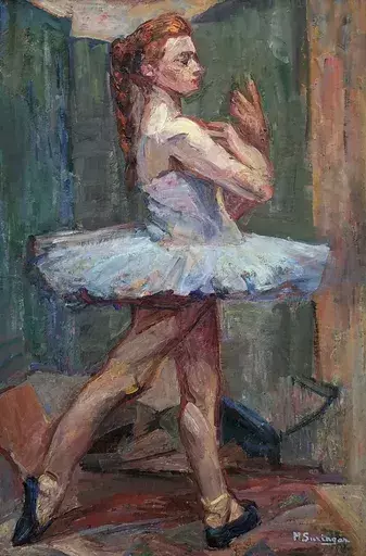 M. SURINGAR - Peinture - La ballerine