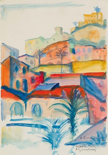 Herbert GURSCHNER - Peinture - Napoli