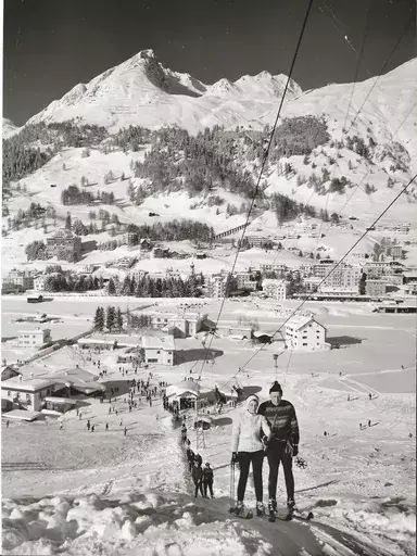 Otto FURTER - Fotografia - Ski-Lift in Davos (Switzerland)
