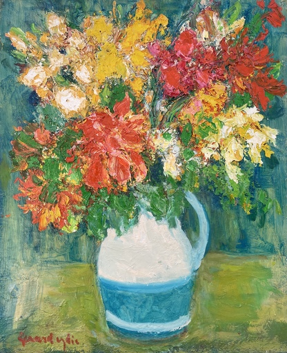 Lydie GÉRARD - Painting - Bouquet de fleur 