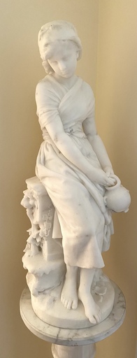 Mathurin MOREAU - Escultura - Jeune Fille a la Cruche