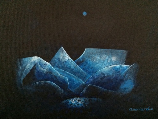 Salvatore GUCCIARDO - Pintura - Le bleu de la nuit