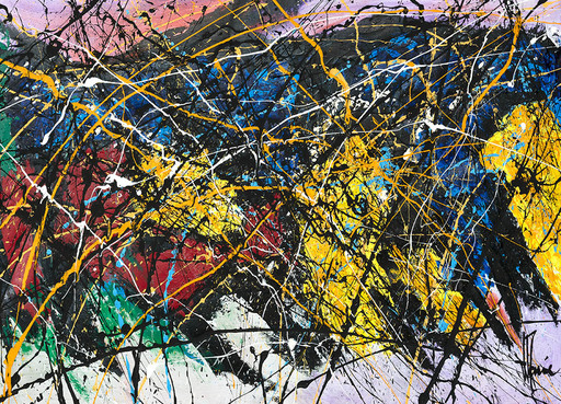 Jean-Jacques MARIE - Pittura - Abstraction lyrique série L020