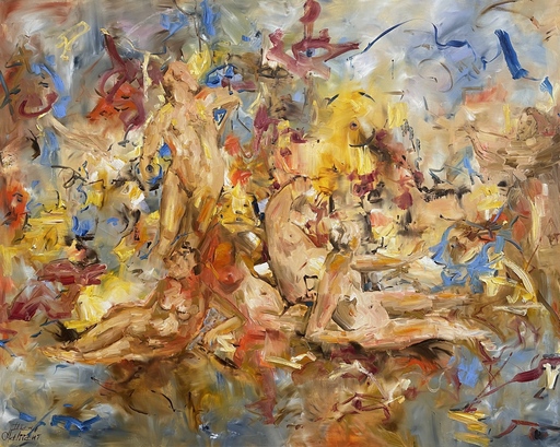 Diana MALIVANI - Painting - Nymphs