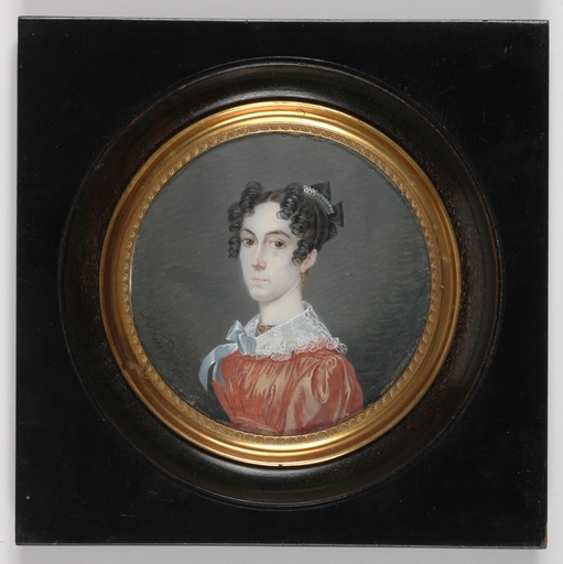 Johannes I HARI - Miniatura - "Cornelia-Sara van Adrichem", 1825, Portrait Miniature