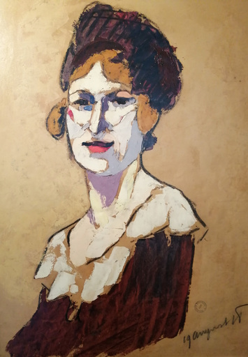 Maurice LE SCOUÉZEC - Pittura - Portrait de Mathilde