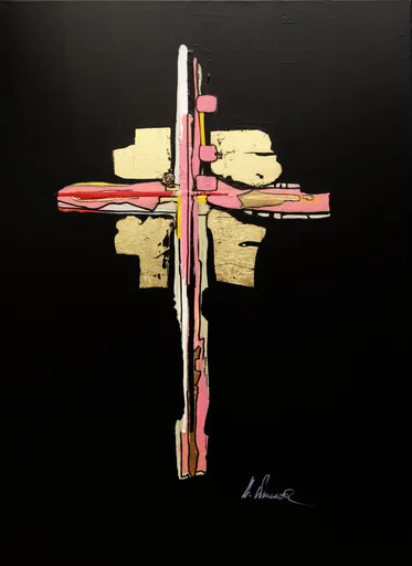 Herbert WALLNER - Painting - Ikonographie Kreuz