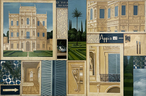 Eric PEYRET - Gemälde - Villa Doria Pamphili 01