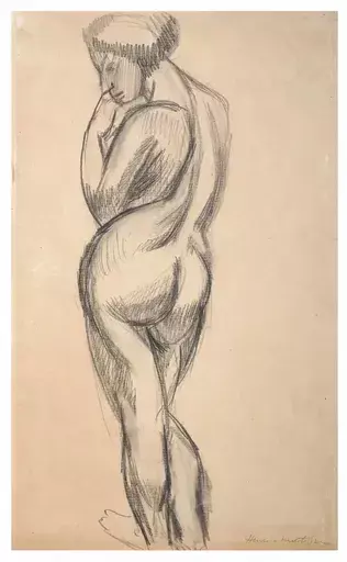 亨利·马蒂斯 - 水彩作品 - Nudo in piedi