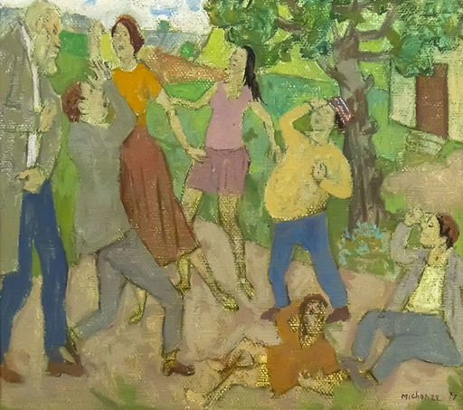 Grégoire MICHONZE - Painting - Village