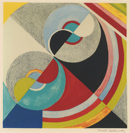 Sonia DELAUNAY - Print-Multiple - "Lille #2" 