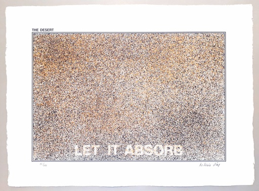 Antonio DIAS - Print-Multiple - The desert - Let it absorb