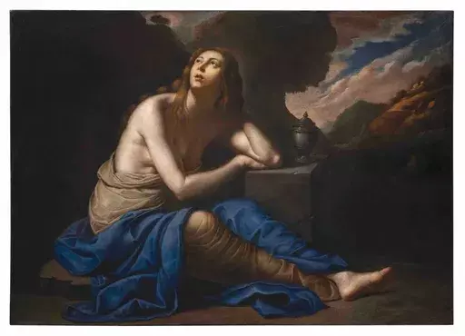 Artemisia GENTILESCHI - Painting - Maddalena