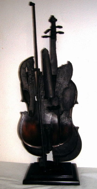 Fernandez ARMAN - Scultura Volume - Violino bruciato