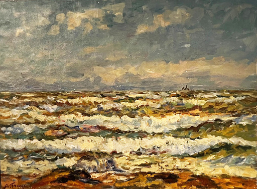 André FRAYE - Pintura - Marine
