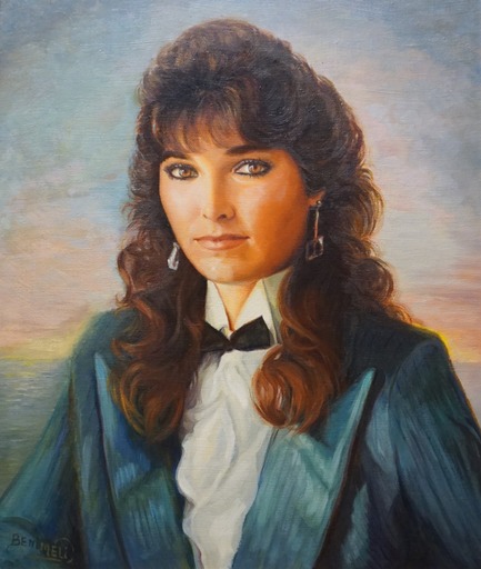 Angeles BENIMELLI - Painting - Who were you Miss in 1985?