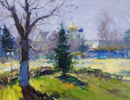 Yuriy DEMIYANOV - Gemälde - Spring! ... Ringing!