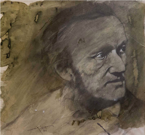 Ernest PIGNON-ERNEST - Drawing-Watercolor - Wagner