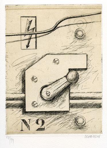 Peter KLASEN - Print-Multiple - GRAVURE SIGNÉE AU CRAYON NUM/99 HANDSIGNED NUMB/99 ETCHING