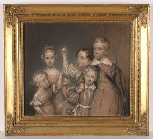 Julius Ernst B. KIETZ - Miniatur - "Children of Saxonian Royal Family"