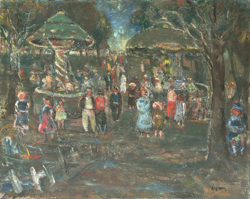 Sylvain VIGNY - Gemälde - La fête foraine
