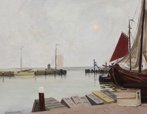 Roger CHAPELAIN-MIDY - Painting - Volendam