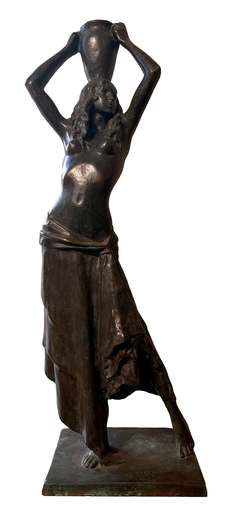Giuseppe SICCARDI - Sculpture-Volume - Portatrice d'acqua orientale