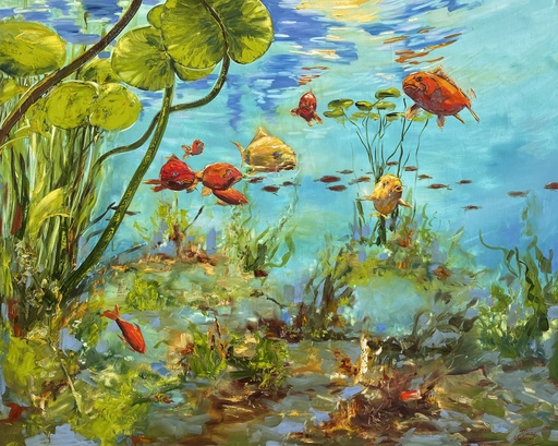 Diana MALIVANI - Painting - Under the Water