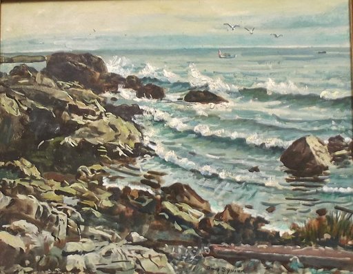 Donald Gordon SQUIER - Pintura - Rye, New Hampshire
