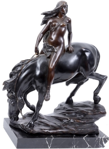 Franz RICHTER - Skulptur Volumen - Amazone zu Pferd