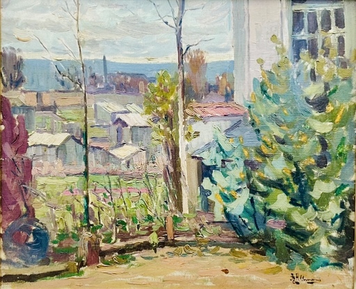 Alexander ALTMANN - Gemälde - Quartier Vaugirard à paris 