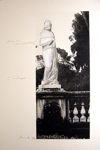 CHRISTO - Print-Multiple - Schweiz Verpackte Venus-Villa Borghese