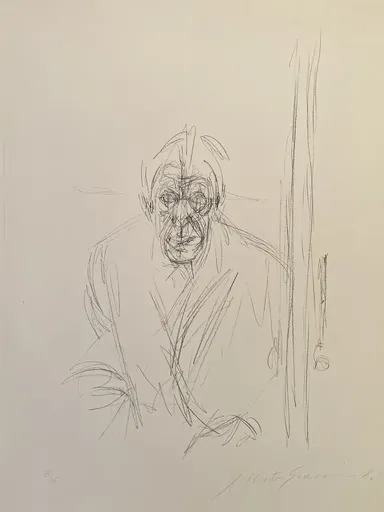 阿尔贝托•贾科梅蒂 - 版画 - Autoportrait