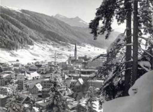 Paul FAISS - Photo - Blick auf Davos
