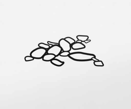 Julian OPIE - Scultura Volume - Pebbles 3, from Nature 1 Series