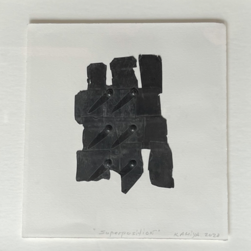 Takahisa KAMIYA - Disegno Acquarello - Composition abstraite 