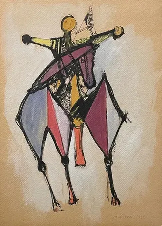 Marino Marini、Cavallo e Cacalliere Cavallo e Cavaliere by | Marino MARINI | buy art online