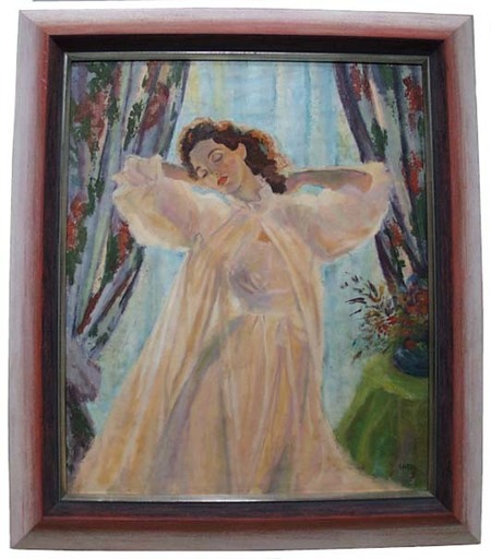 Joseph KALFEL - Gemälde - Morning, Oil Painting, 1940s 