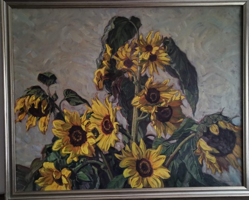 Karl HENNEMANN - Pintura - Sonnenblumen