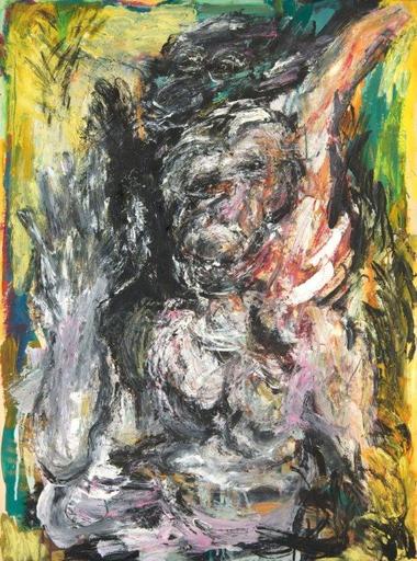 David LEVIATHAN - Painting - Ursula with an ape