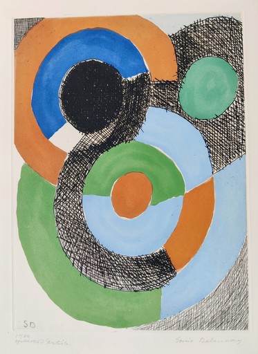 Sonia DELAUNAY - Stampa-Multiplo - Rythmes et couleurs 